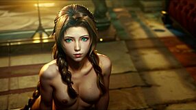 A sensuous scene with Sephiroth in the world related to the game’s Final Fantasy 7