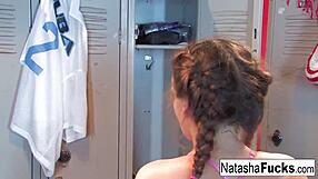 Natasha Nice fucks her wet pussy.