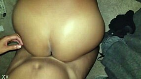 cumming all over my latina wife's ass after fucking her hard