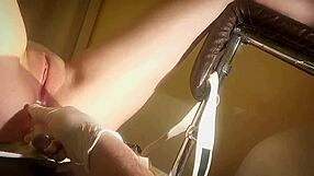 Double dildo and toys (Deep anal penetration)