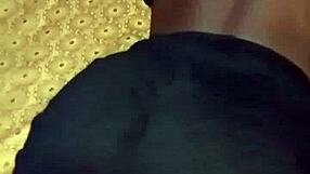 Little ghetto slut bent over for rough quickie pussy fucking