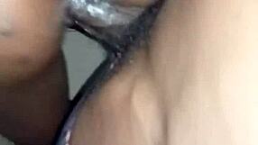 Little ghetto slut bent over for rough quickie pussy fucking