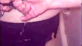 Sexie Lexie Enjoys Shower Fun With Hubby Using Toys And Lingerie.