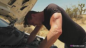 Khloe Kay's well-endowed partner anal encounter of the deep desert variety
