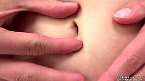 Asian Japanese Navel Bellybutton Fetish Play