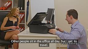 It Technician Feels Passion Banging Female Agent At Office