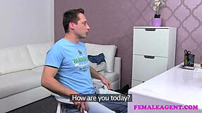 Horny MILF won’t let nervous stud get away with anything during casting session