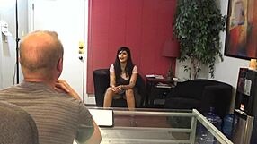 Wow! Angie’s Casting Turns Into Raw Tattoo-Filled Sex Action Right Away!