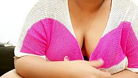 Girl with big tits and boobs