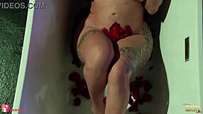 mone devine performs a seductive strip tease with clothes ripped