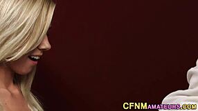 Babe Sucks A Stranger's Cock