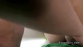 Homemade sexual encounter of young fitness enthusiast with flawless buttocks