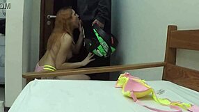 Moto boy o delivery que ganhou um boquete