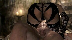 British MILF interracial hardcore fucking HD 3D cartoon sex on top of a young man’s big cock