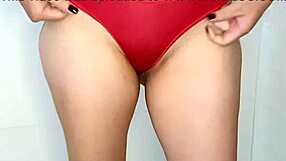 Sexy Homemade Wife Chooses Lingerie For Pleasure