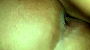 fucking the hot girl with cum in her ass.