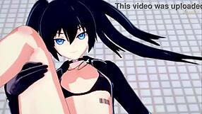 Innocent Stella Craves Orgasm In Black Rock Shooter