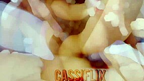 Mommy Noel gives her pussy as a Christmas gift, watch the full video on Cassiflix.