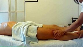 Naked girls perfect uniformed asian massage leads her to get the climax and huge cumshot