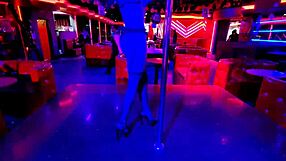 Athletic Latina couple engages in bedroom teasing with shoes.