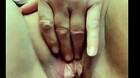 Amateur anal play with a massive 9-inch dildo