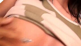 Brunette participates in group activity on vrpussyvision