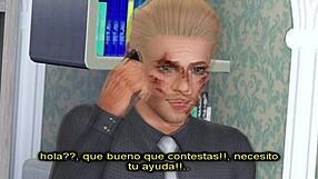 Sims 3 yaoi porn: Homemade gay anal sex and creampie