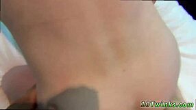 A gay teen boy creates homemade sex tube content featuring bareback action.