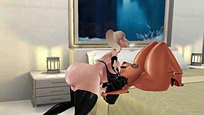 Strapon Baddies With Big Tits And Ass In Ebony Interracial Lesbian Action