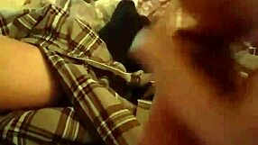 stroking full length in homemade solo session