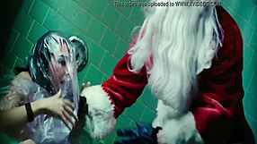 Solo girl strips down on silent night