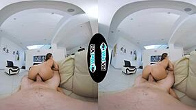 Bath Creeper Fills Step Sister in VR POV