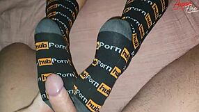 So, ever tried a taboo foot fetish with socks in the bedroom?