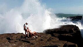 anal on the rocks, busty blonde, how’s that double penetration outdoor?