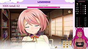 Vtuber Lewdneko Reveals Big Tits in Love Cubed Game