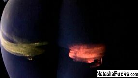 I enjoy busty Natasha Nice's solo masturbation