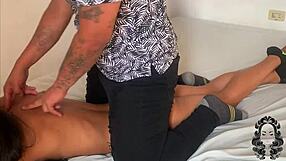Horny Stepsister Craves Ebony Massage Touch?