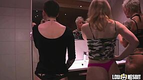 Wellness girls enjoy threesome with Lou Nesbit and Lia Louise.