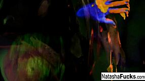 I enjoy busty Natasha Nice's solo masturbation