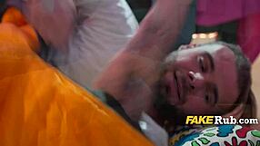 We just met and had a wild dorm threesome with cute coeds