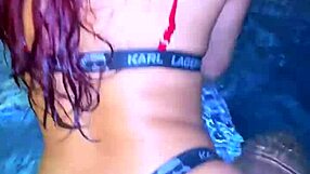 i had a quick moment with my stepsister in the family pool, feeling all the excitement