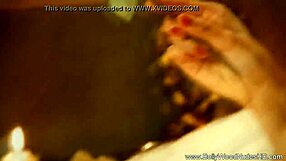 the rose of india lays down nude and sensual