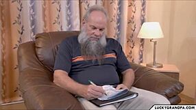 Old lady treats the hot young girl, promoting strong erections