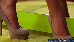 Latina Babe Delivers Teasing Footjob To Teen 18+ Cumshot