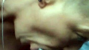 She takes two guys in her mouth and swallows all of it