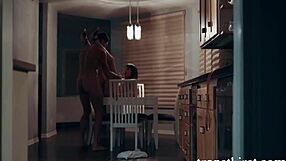 my ts stepsis got drilled in the kitchen for some favors