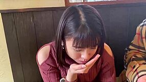 Drunk Japanese Babe Rides Wild In Hardcore Bent Over Sex