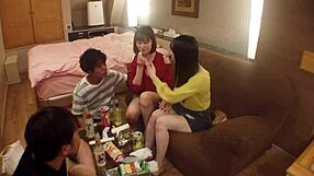 Asian Babe With Small Tits Shows Ass!