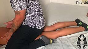 He Dominated My Latina Stepsister With An Erotic Massage, Focusing On Her Natural Tits And Domination