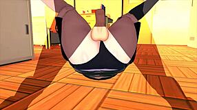 Another staff performs staff instruction in anime style 3D porn at 85